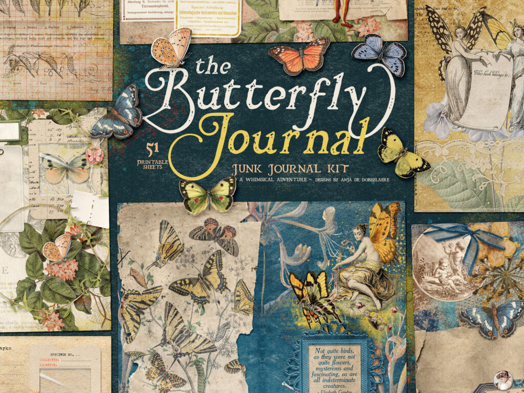 Forest Fairy Junk Journal Kit: Ephemera For Junk Journals Vintage